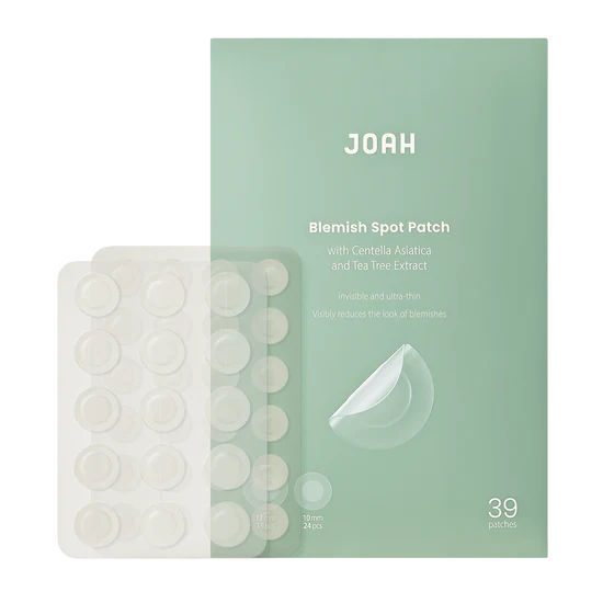 - JOAH Calm Blemish Spot Patch pack with hydrocolloid blemish patches